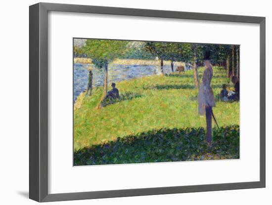 Study for La Grande Jatte, 1884-1885-Georges Seurat-Framed Giclee Print