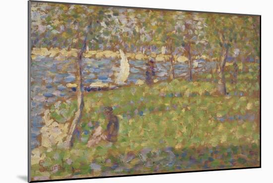 Study for "La Grande Jatte", 1884-5-Georges Pierre Seurat-Mounted Giclee Print