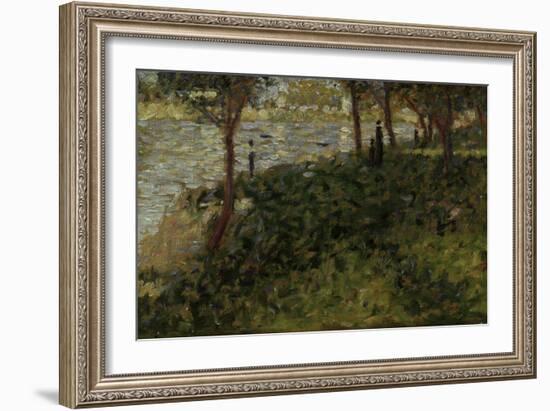 Study For La Grande Jatte-Georges Seurat-Framed Giclee Print