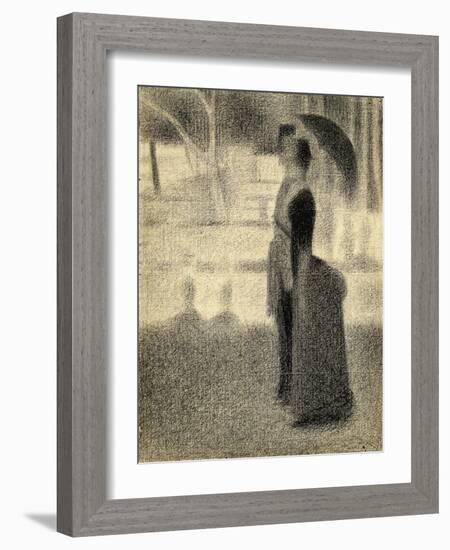 Study for 'La Grande Jatte'-Georges Seurat-Framed Art Print