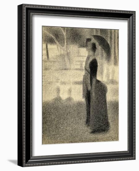 Study for 'La Grande Jatte'-Georges Seurat-Framed Art Print