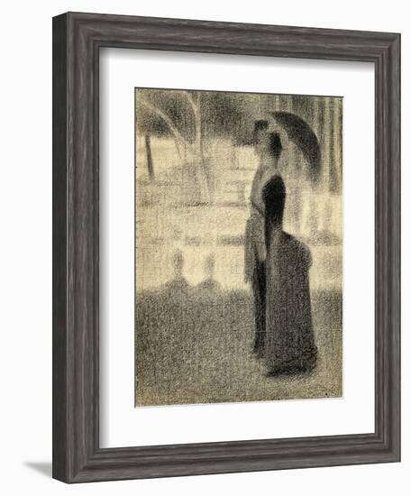 Study for 'La Grande Jatte'-Georges Seurat-Framed Art Print