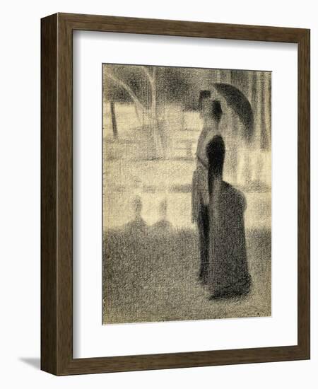 Study for 'La Grande Jatte'-Georges Seurat-Framed Art Print