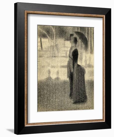 Study for 'La Grande Jatte'-Georges Seurat-Framed Art Print