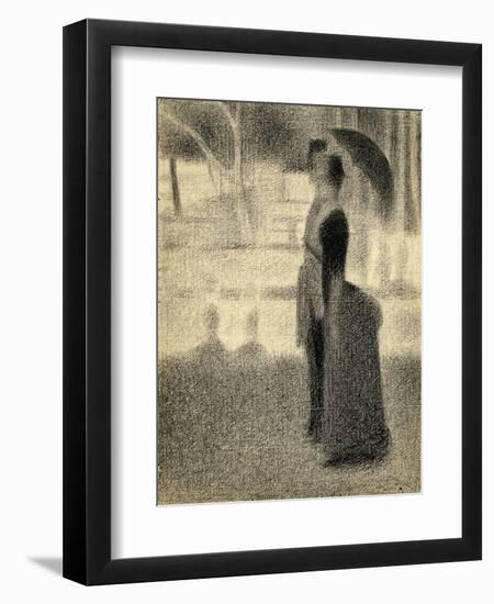 Study for 'La Grande Jatte'-Georges Seurat-Framed Art Print