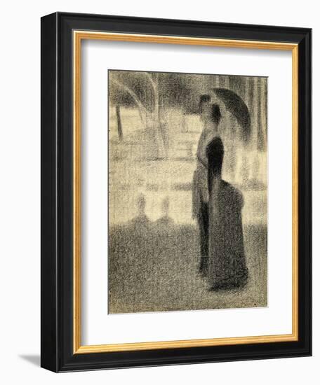 Study for 'La Grande Jatte'-Georges Seurat-Framed Art Print