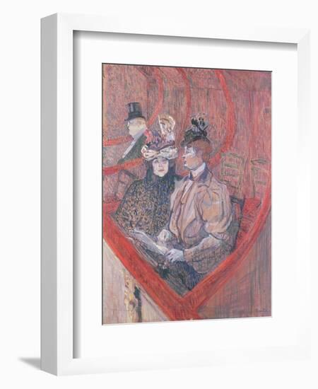 Study for La Grande Loge, 1896-Henri de Toulouse-Lautrec-Framed Giclee Print