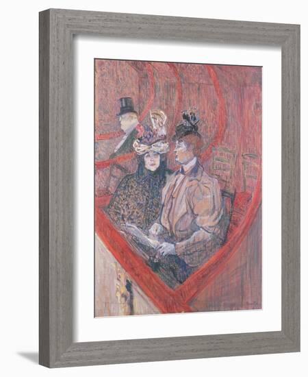 Study for La Grande Loge, 1896-Henri de Toulouse-Lautrec-Framed Giclee Print