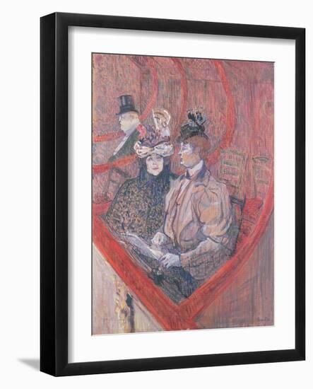 Study for La Grande Loge, 1896-Henri de Toulouse-Lautrec-Framed Giclee Print