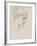 Study for Laus Veneria, C.1875 (Pencil on Paper)-Edward Burne-Jones-Framed Giclee Print