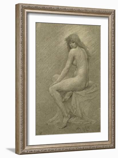 Study for ?Lilith?, c.1900-Robert Fowler-Framed Giclee Print