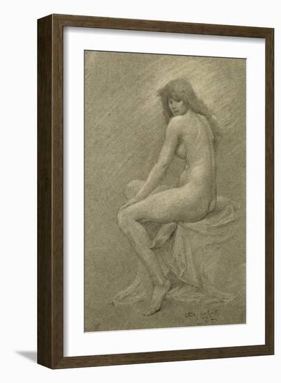 Study for ?Lilith?, c.1900-Robert Fowler-Framed Giclee Print