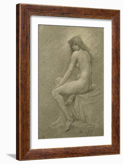 Study for ?Lilith?, c.1900-Robert Fowler-Framed Giclee Print