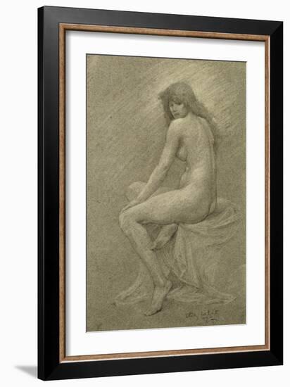 Study for ?Lilith?, c.1900-Robert Fowler-Framed Giclee Print