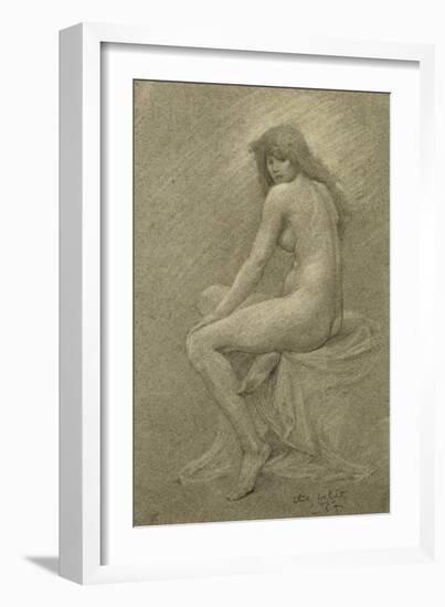 Study for ?Lilith?, c.1900-Robert Fowler-Framed Giclee Print