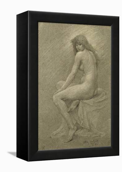 Study for ?Lilith?, c.1900-Robert Fowler-Framed Premier Image Canvas