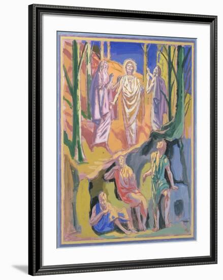 Study for mural of the Ascension, 1973-Hans Feibusch-Framed Giclee Print