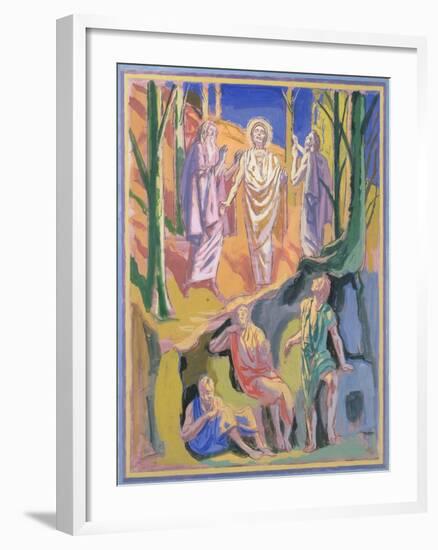 Study for mural of the Ascension, 1973-Hans Feibusch-Framed Premium Giclee Print