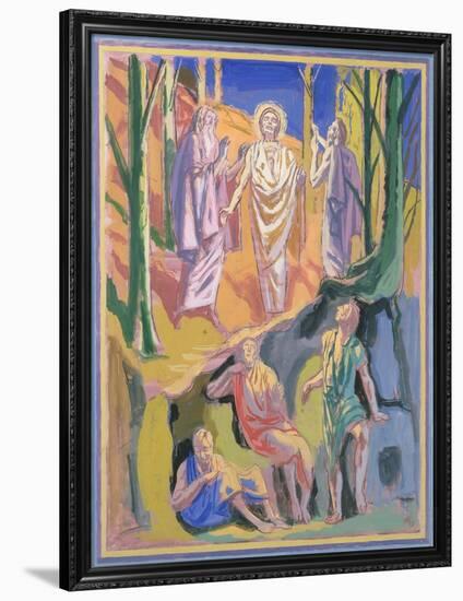 Study for mural of the Ascension, 1973-Hans Feibusch-Framed Giclee Print