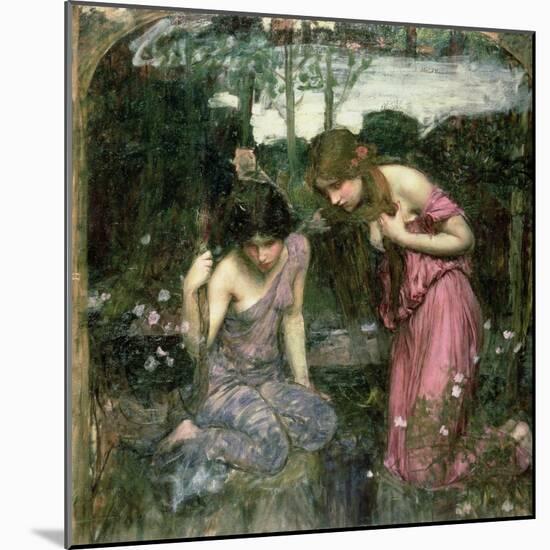 Study for 'Nymphs Finding the Head of Orpheus', C.1900-John William Waterhouse-Mounted Giclee Print