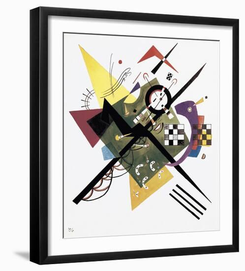 Study for On White II, 1922-Wassily Kandinsky-Framed Art Print