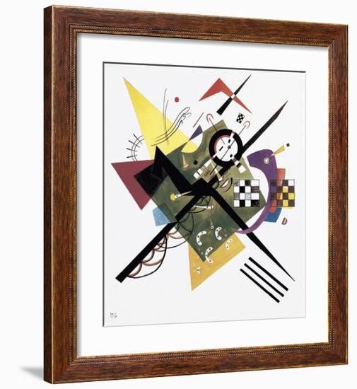 Study for On White II, 1922-Wassily Kandinsky-Framed Art Print