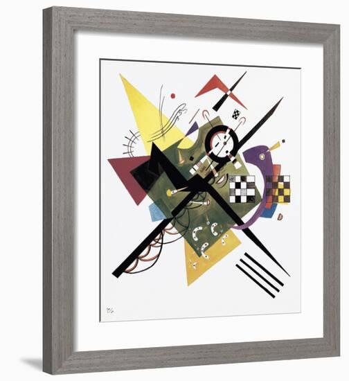 Study for On White II, 1922-Wassily Kandinsky-Framed Art Print