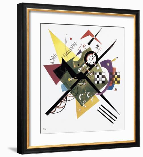 Study for On White II, 1922-Wassily Kandinsky-Framed Art Print