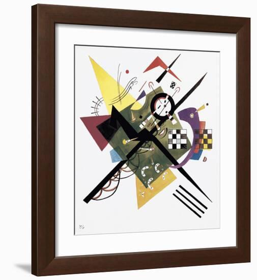 Study for On White II, 1922-Wassily Kandinsky-Framed Art Print