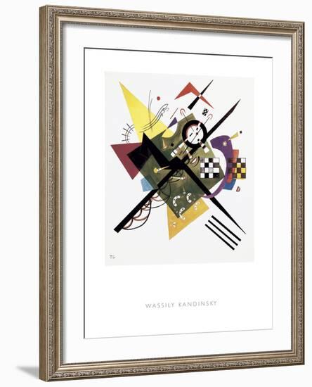 Study for On White II, 1922-Wassily Kandinsky-Framed Giclee Print