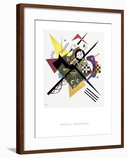 Study for On White II, 1922-Wassily Kandinsky-Framed Giclee Print