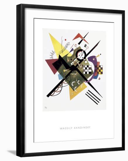 Study for On White II, 1922-Wassily Kandinsky-Framed Giclee Print