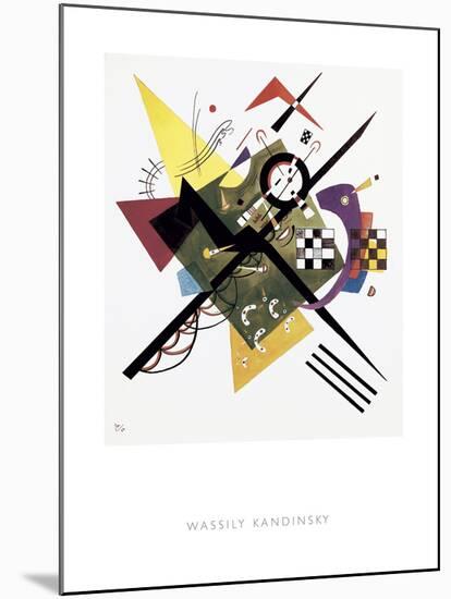 Study for On White II, 1922-Wassily Kandinsky-Mounted Giclee Print