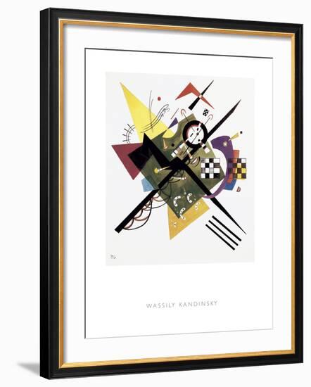 Study for On White II, 1922-Wassily Kandinsky-Framed Giclee Print