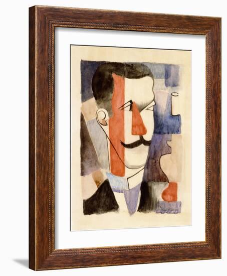 Study for Paludes, 1917-1920-Roger de La Fresnaye-Framed Giclee Print