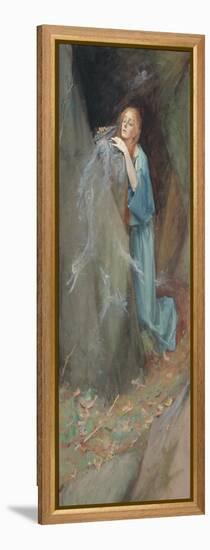 Study for Pandora, 1902-Henry Meynell Rheam-Framed Premier Image Canvas