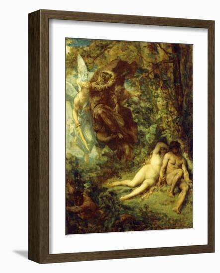 Study for Paradis Perdu-Alexandre Cabanel-Framed Giclee Print