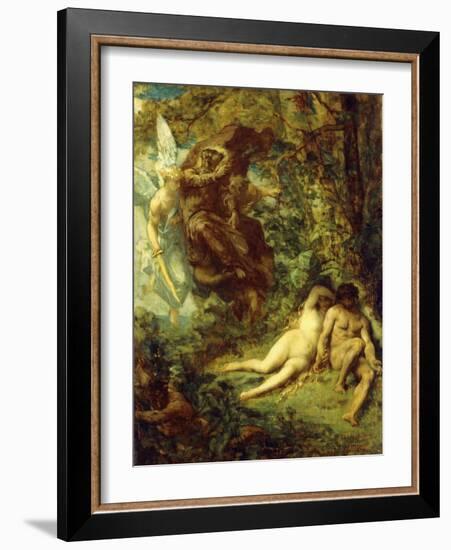 Study for Paradis Perdu-Alexandre Cabanel-Framed Giclee Print