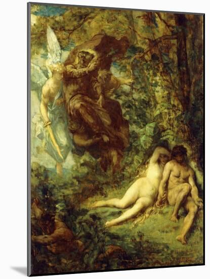 Study for Paradis Perdu-Alexandre Cabanel-Mounted Giclee Print