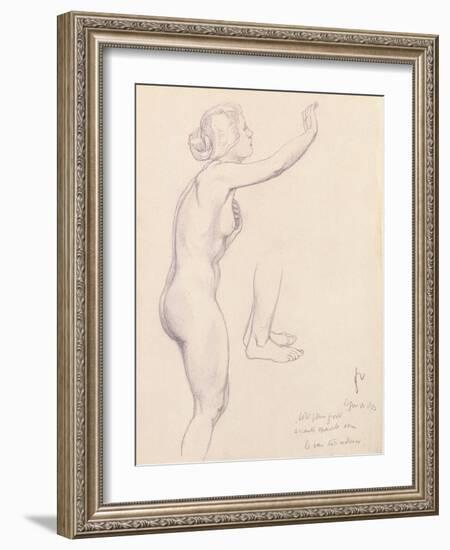 Study for Perseus and Andromeda, 1918-Félix Vallotton-Framed Giclee Print