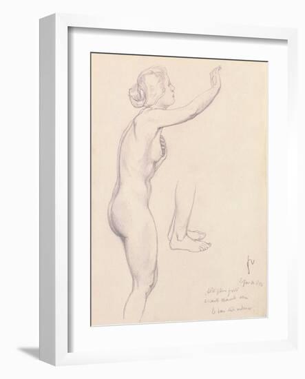 Study for Perseus and Andromeda, 1918-Félix Vallotton-Framed Giclee Print