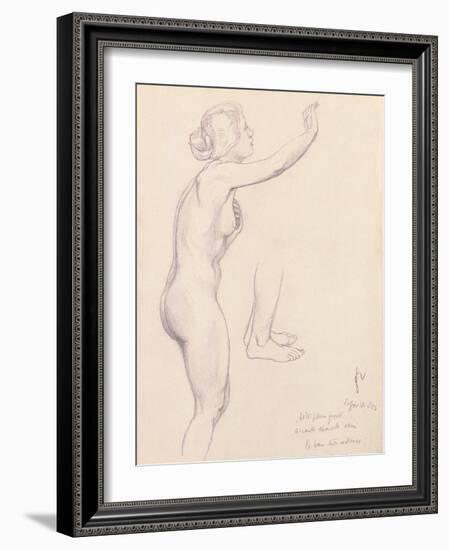 Study for Perseus and Andromeda, 1918-Félix Vallotton-Framed Giclee Print