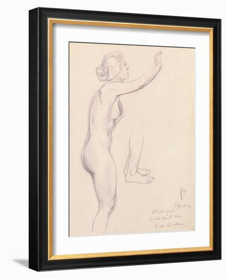 Study for Perseus and Andromeda, 1918-Félix Vallotton-Framed Giclee Print