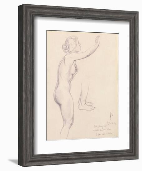 Study for Perseus and Andromeda, 1918-Félix Vallotton-Framed Giclee Print