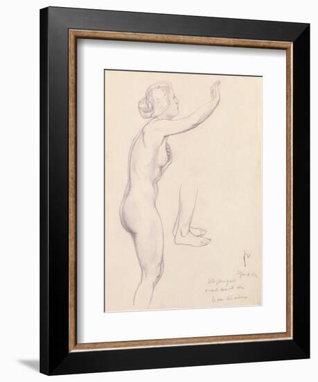 Study for Perseus and Andromeda, 1918-Félix Vallotton-Framed Giclee Print