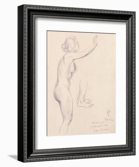 Study for Perseus and Andromeda, 1918-Félix Vallotton-Framed Giclee Print