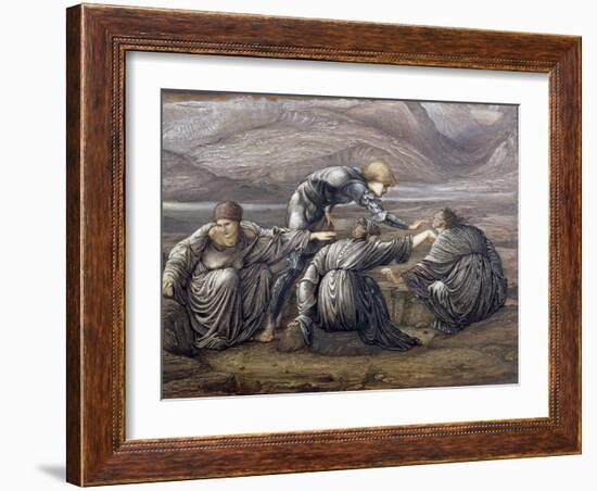 Study for Perseus and the Graiae, 1880-Edward Burne-Jones-Framed Giclee Print