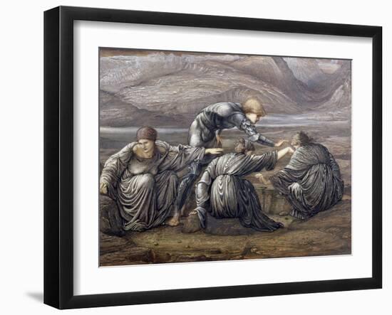 Study for Perseus and the Graiae, 1880-Edward Burne-Jones-Framed Giclee Print