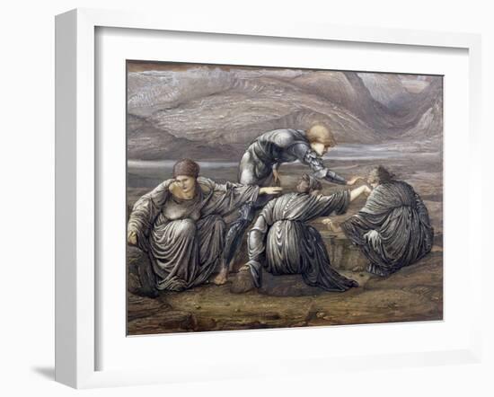 Study for Perseus and the Graiae, 1880-Edward Burne-Jones-Framed Giclee Print