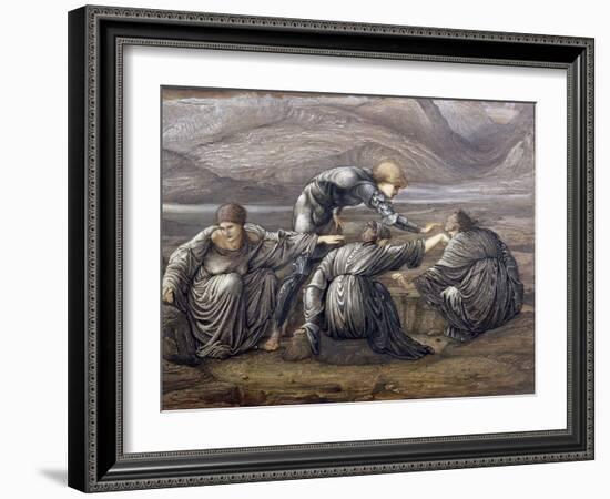 Study for Perseus and the Graiae, 1880-Edward Burne-Jones-Framed Giclee Print